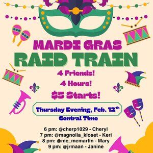 Mardi Gras Raid Train!